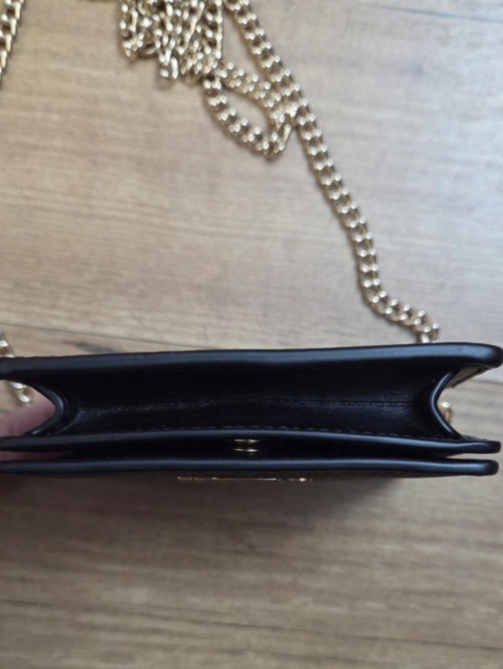 COACH Mini Wallet On A ChainIn Signature Jacquard - Picture 9 of 12